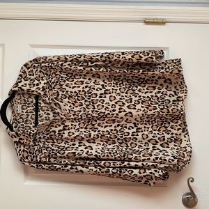 Van Heusen long sleeve animal print blouse